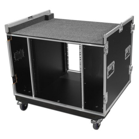 Mixer Flight Case With 12u Rack Space Top To Bottom  